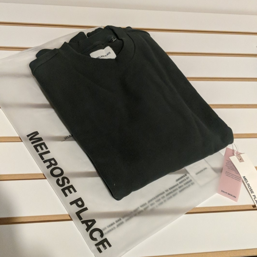 Mens ozark crew neck pullover size small (green)